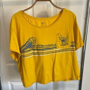 Disneys Stitch Crop Tee